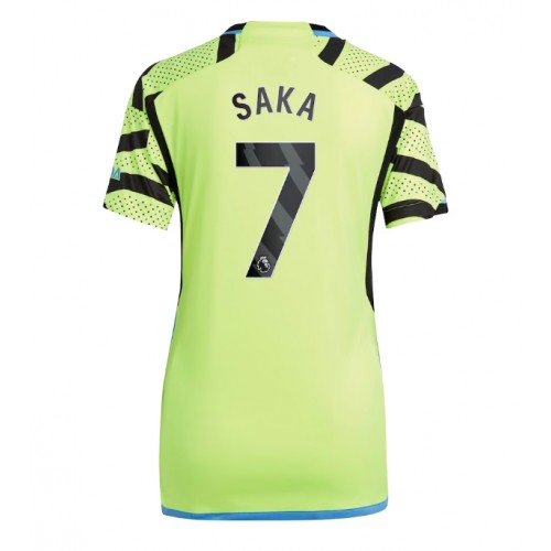 Maillot de foot Arsenal Bukayo Saka #7 Extérieur Femmes 2023-24 Manches Courte